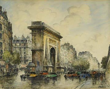 Frank Will (1900-1950) - Paris, la porte Sainte Denis