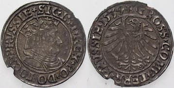 Groschen 1534 Thorn Preussen Pruisen Sigismund I 1506-1548, Verzenden