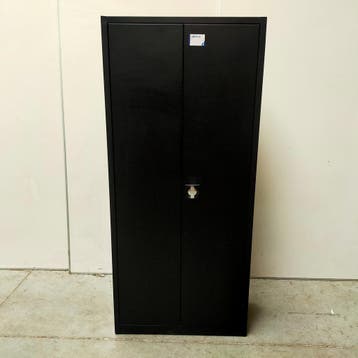 NIEUWE draaideurkast zwart - 180x80x38 cm, Ophalen of Verzenden, Nieuw in verpakking