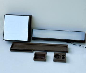Bad - Gorenje Metalplast - Plastic, Glas - Een vintage