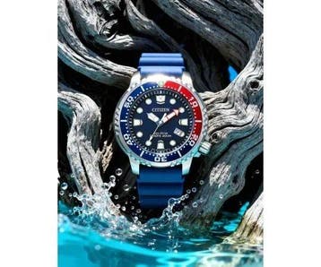Citizen - Promaster Eco Drive Sub Pepsi - Zonder, Sieraden, Tassen en Uiterlijk, Horloges | Heren, Nieuw