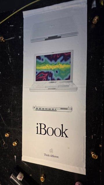 Dealer Banner Massive Vintage Apple iBook G3 Snow -, Nieuw