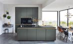 Nieuwe groene keuken met apparatuur en garantie (ref: Harry), Huis en Inrichting, Keuken | Complete keukens, Ophalen of Verzenden