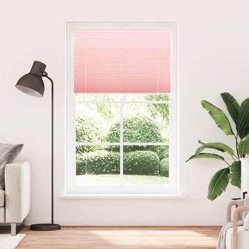 vidaXL Plissé rolgordijn 120x200cm stofbreedte 119,4cm, Huis en Inrichting, Verzenden, Nieuw, Roze