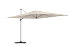 Zweefparasol Jip Silver Aluminium / Beige 294x294cm The, Verzenden, Nieuw