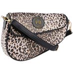 From PB with Love Schoudertas met Panterprint, Verzenden, Nieuw