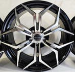 20 inch 5x114.3 Kipardo X8612 Velgen 8J ET40 Black Machined, Auto-onderdelen, Banden en Velgen, Ophalen of Verzenden, Nieuw, 20 inch
