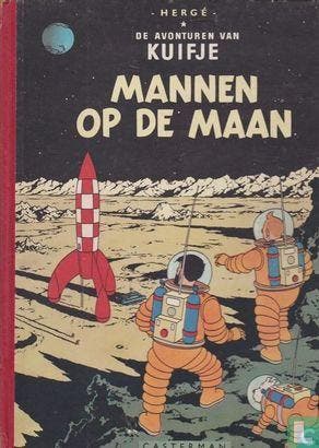 Kuifje - Mannen op de maan - 1954, Boeken, Eén stripboek, Verzenden, Gelezen, Remi, Georges.