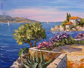 R. Vincent (1954) - Saint Jean Cap Ferrat Cote dAzur