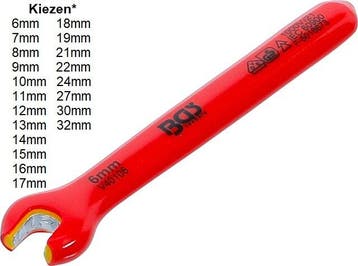VDE Single Open End Spanner 6 - 32mm, Verzenden, Nieuw