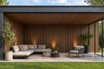 Thermo Ayous 20x142mm | Triple Rhombusprofiel | Thermowood, Minder dan 25 mm, Nieuw, Ophalen of Verzenden, Plank
