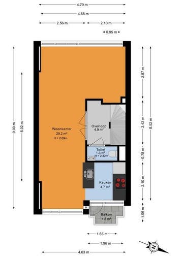 Te huur: Appartement Pannekoekstraat in Rotterdam, Appartement, Rotterdam, Zuid-Holland