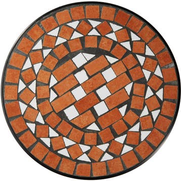 Balkontafel bloementafel met mozaïekpatroon 30x30x61,5cm, Verzenden, Nieuw