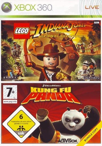 Xbox 360 LEGO Indiana Jones: The Original Adventures & Kung, Verzenden, Zo goed als nieuw