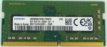 Samsung M471A1K43EB1-CWE 8GB DDR4 3200MHz PC4-25600S 1Rx8, Computers en Software, Ophalen of Verzenden, Nieuw