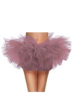 Korte Tutu Mauve Tule Rokje XS S M Paars Petticoat Rok Dames, Ophalen of Verzenden, Nieuw, Carnaval