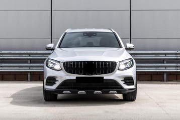 Grill voor Mercedes GLC-Klasse X253 2015-2019 | glans zwart