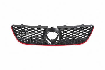Volkswagen grille - satijnzwart/tornadorood, GTI-uitvoering, Ophalen of Verzenden, Nieuw, Volkswagen