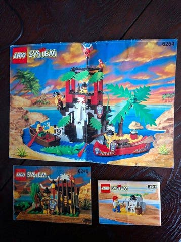 Lego Set - Pirates - 6264, 6246, 6232, Nieuw