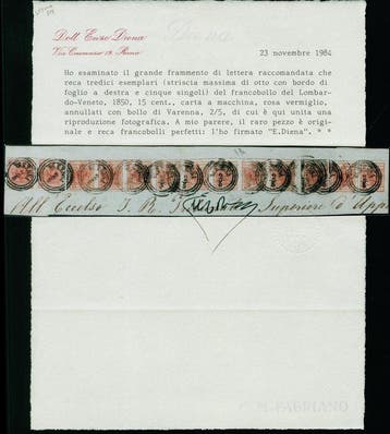 Oostenrijk 1850/1850 - 1850 ANK 3 MP Type III 15 Centes, Gestempeld