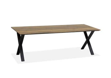Eettafel Tulip X 160x90cm - MAGAZIJN OPRUIMING - Mango -..., Huis en Inrichting, Complete eetkamers, Nieuw