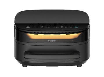 Seeger -  Spacefry Xxl Heteluchtfriteuse Zwart 6 L 2850 W, Verzenden, Nieuw, Airfryer