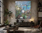 Vit Navratil - The Mouse and the Heron (XXL)- Hand-painted