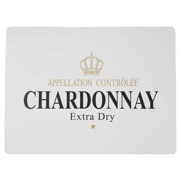 placemat wijn chardonnay wit 30x40cm (4), Verzenden, Nieuw