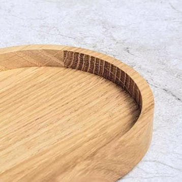 HOCHO Eiken Houten Dienblad – 200x100x15 mm – Hardwax Be, Ophalen of Verzenden, Nieuw