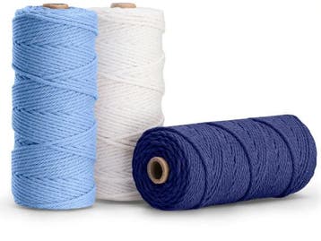 Veiling - Navaris Macramégaren 3-delige set, Nieuw