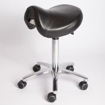Smalle zadelkruk. Zachte zitting en hoge kwaliteit!, Ophalen of Verzenden, Ergonomisch, Nieuw, Bureaukruk