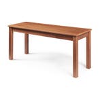Eetkamerbank Trerunulu 100x35x45 cm walnootkleurig [en.casa], Huis en Inrichting, Banken | Sofa's en Chaises Longues, Verzenden