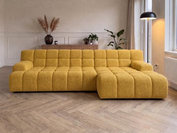 Loungebank Zuidlaren - loungebanken - Geel, Nieuw, 150 cm of meer, Stof, 300 cm of meer