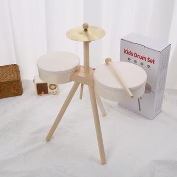 Houten Kinder Drumstel - Educatief Muziek Speelgoed voor Jon, Verzenden, Nieuw