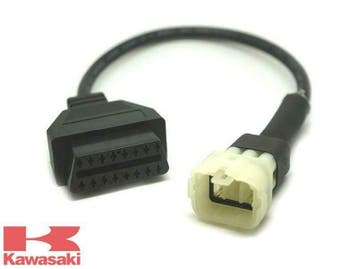 Kawasaki motorbike 6 pin naar 16 pin verloopkabel – adapter, Ophalen of Verzenden