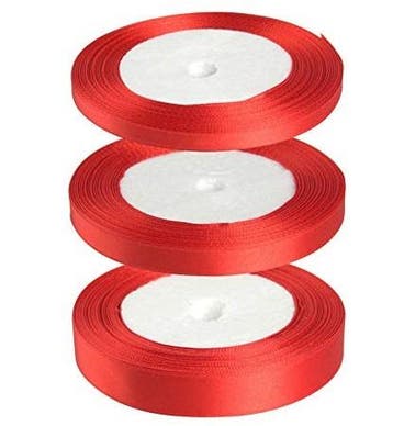 1 meter Prachtig Satijn lint 15mm rood (Sieradenonderdelen), Ophalen of Verzenden, Nieuw, Draad