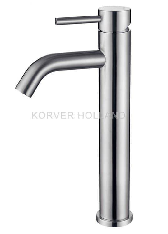 304 XL hoge wastafelkraan 30 x 13 cm met coldstart RVS, Doe-het-zelf en Verbouw, Sanitair, Bad, Nieuw, Rvs, Ophalen of Verzenden