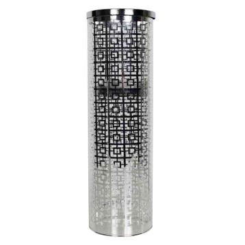 *windlicht cilinder zilver grieks large 30cm*, Verzenden, Nieuw