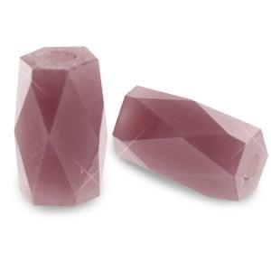 98 x Top Facet kralen tube Cyclamen purple opal van glas..., Ophalen of Verzenden, Nieuw, Kraal
