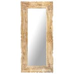 vidaXL Spiegel 110x50 cm massief mangohout, Huis en Inrichting, Woonaccessoires | Spiegels, Verzenden, Nieuw
