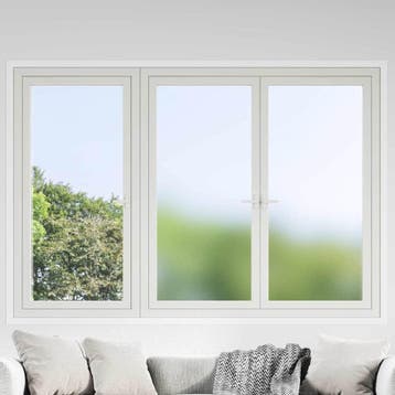 vidaXL Statisch raamfolie Frosted Grijs 45 x 2000 cm PVC, Verzenden, Nieuw, Grijs