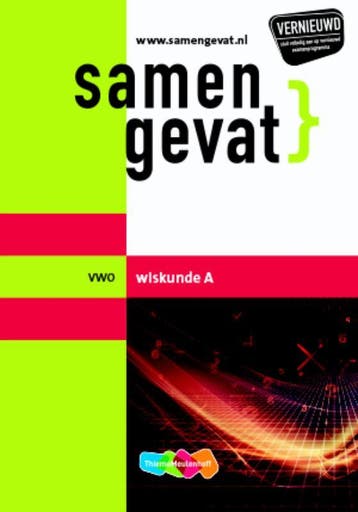 Wiskunde A / vwo / Samengevat - F.C. Luijbe 9789006078794, Verzenden, Zo goed als nieuw, F.C. Luijbe