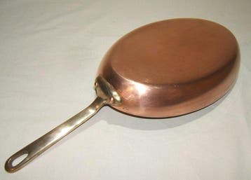 Made in France - Een degelijke Franse vispan - Pan - Koper,