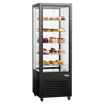 GGM Gastro | Panoramische koelvitrine - 440 liter - 1-deurs, Verzenden, Nieuw