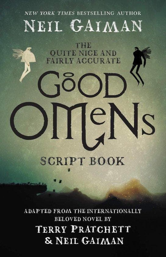 QUITE NICE & FAIRLY ACCURATE GOOD OMENS SCRIPT BOOK, Boeken, Taal | Engels, Zo goed als nieuw, Verzenden