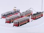 Schaal H0 MB Ringhoffer 5-delige tram set Praag #9243, Hobby en Vrije tijd, Modeltreinen | H0, Overige merken, Gebruikt, Overige typen
