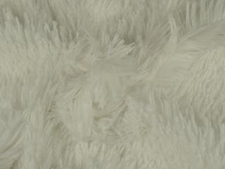 Langharig bont stof – Wit, 120 cm of meer, Wit, Ophalen of Verzenden, Polyester