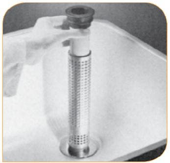 Geperforeerde RVS standpijp 11/2 | H=20,5 HorecaTraders, Zakelijke goederen, Horeca | Meubilair en Inrichting, Verzenden