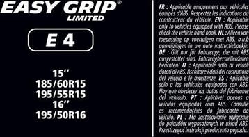 2dekans | Michelin Easy Grip Limited Sneeuwkettingen - EG-E4, Auto diversen, Sneeuwkettingen, Ophalen of Verzenden, Zo goed als nieuw