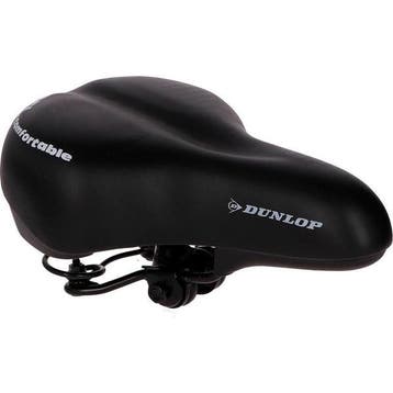 Fietszadel | Dunlop (Gel, Kunstleer, Zwart), Verzenden, Nieuw, Dunlop